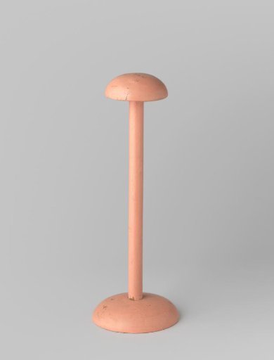 Hat Stand of Pink Painted Wood