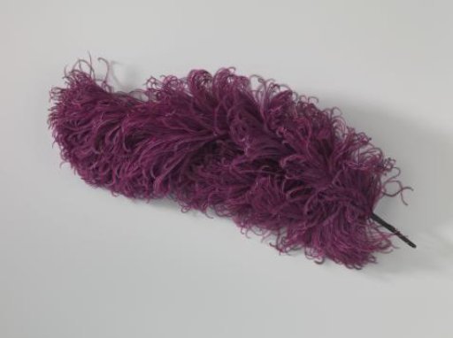 Ostrich feather, purple