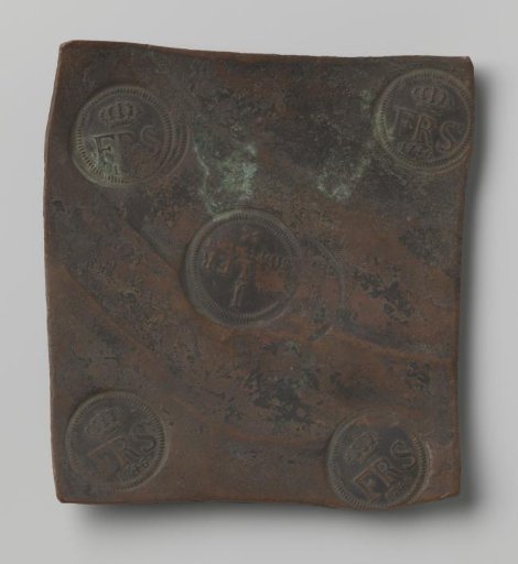 Plated coin of a daler (silver coin) from Sweden, in the name of Frederik I (1720-1751)