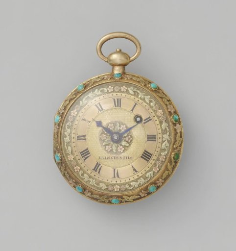 Watch with flowers