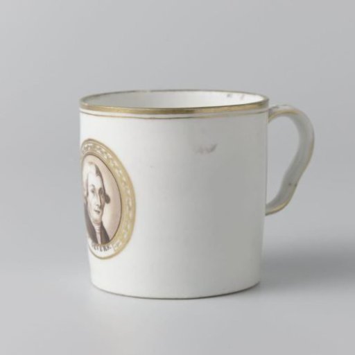 Cup with the portrait of P. Gevers