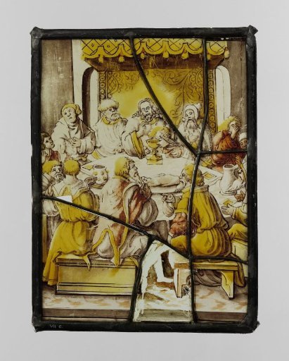 Window with the Last Supper