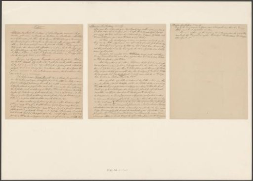 Text, likely intended as a preface with historical information on some prints and drawings in the Atlas Amsterdam
