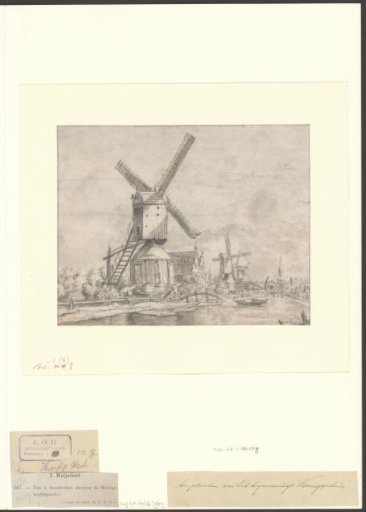 View of Several Mills Outside the Heiligewegspoort