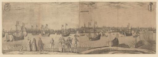 View of Amsterdam, seen from the north