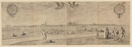 View of Amsterdam, seen from the west