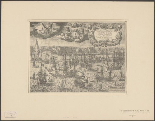 View of the city of Amsterdam from the IJ