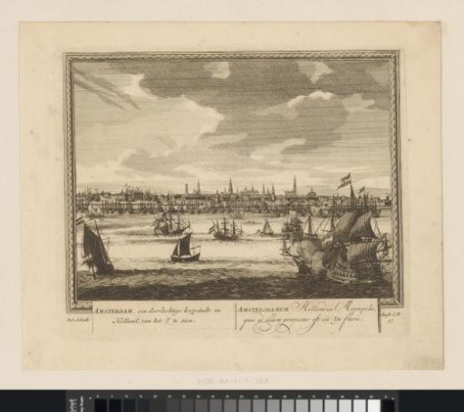 View of the City of Amsterdam from the IJ