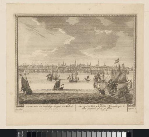 View of the City of Amsterdam from the IJ