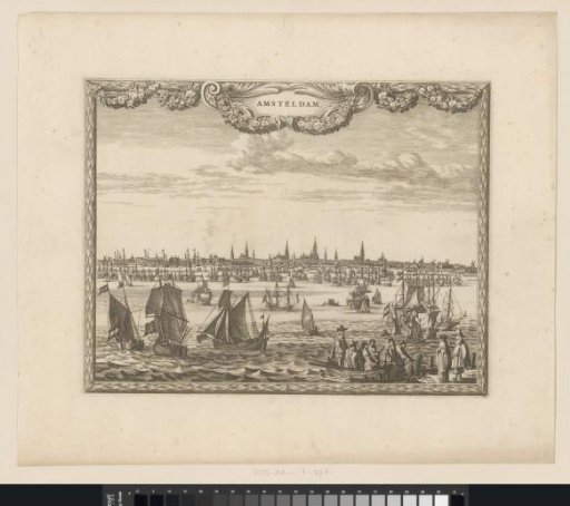 View of the City of Amsterdam from the IJ