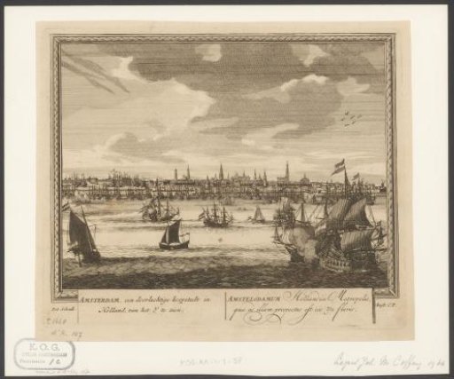 View of the City of Amsterdam from the IJ