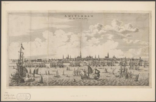 View of the City of Amsterdam from the IJ