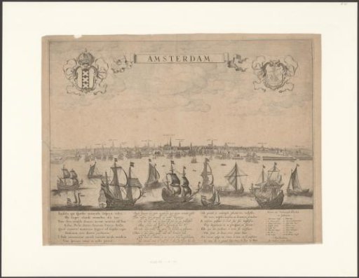 View of the City of Amsterdam from the IJ