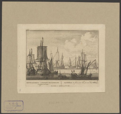 View of the City of Amsterdam from the IJ