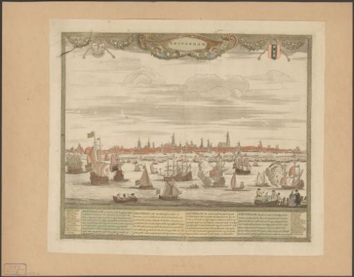 View of the City of Amsterdam from the IJ