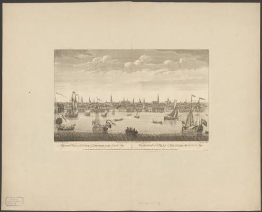 View of the City of Amsterdam from the IJ
