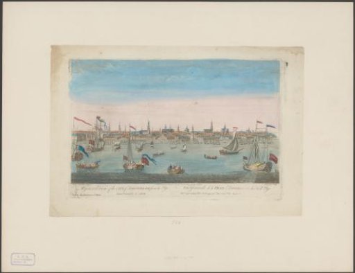 View of the City of Amsterdam from the IJ