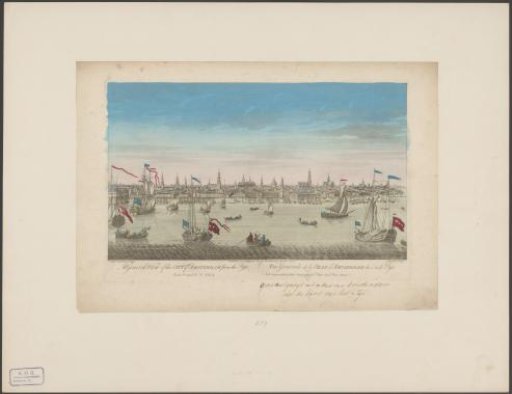 View of the City of Amsterdam from the IJ