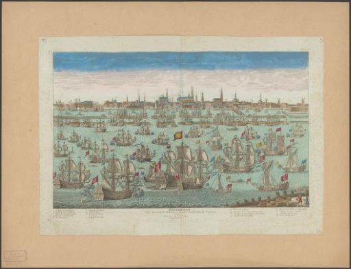 View of the City of Amsterdam from the IJ