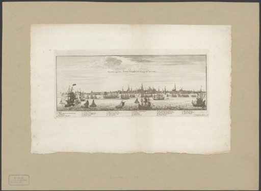View of the City of Amsterdam from the IJ