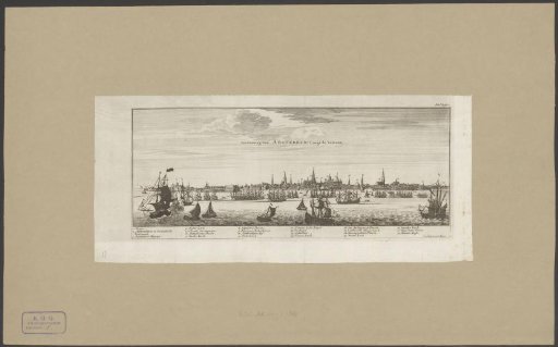View of the City of Amsterdam from the IJ