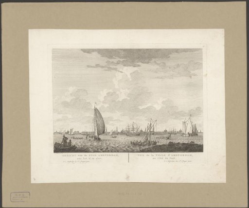 View of the City of Amsterdam from the IJ