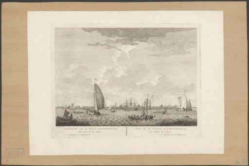 View of the City of Amsterdam from the IJ