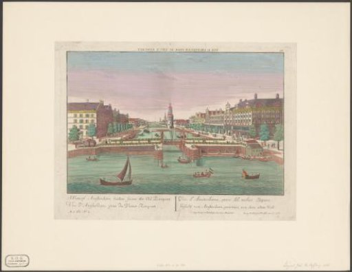 View of the Oudeschans and the Montelbaanstoren from the Raampoort