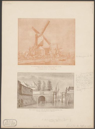 Views of mills and bridges along the Overtoomse vaart