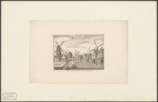 View of the ferry to the inn De Drie Baarsjes