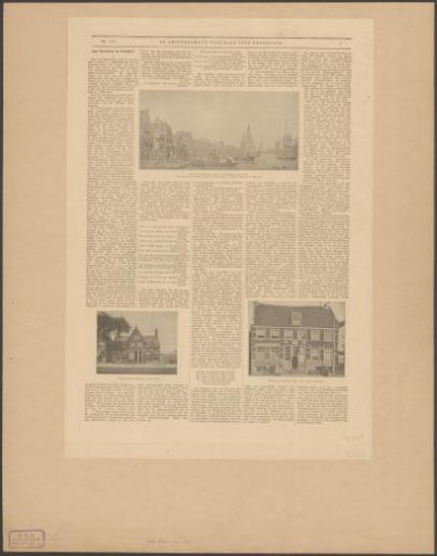 Pages from De Amsterdammer about the Overtoom