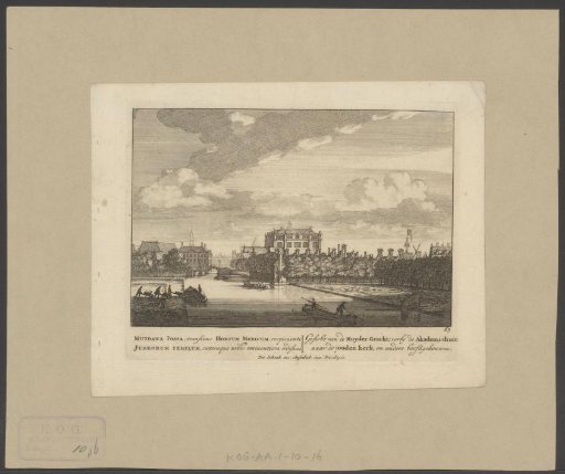 View of the Muidergracht in Amsterdam