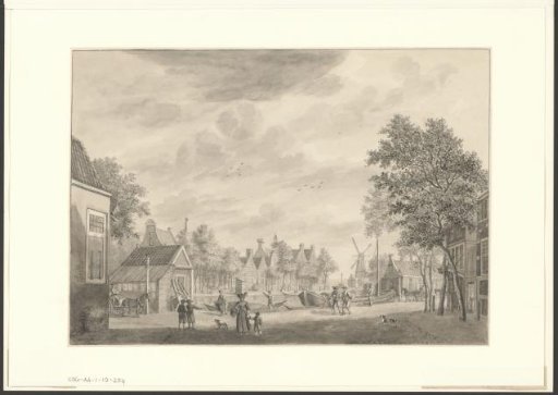 View of the end of the Overtoom, seen from the Dubbele Buurt towards the Baarsjes