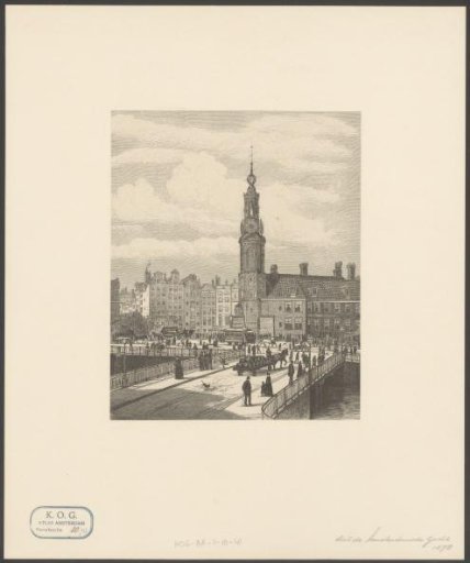 View of the Muntplein and the Munttoren