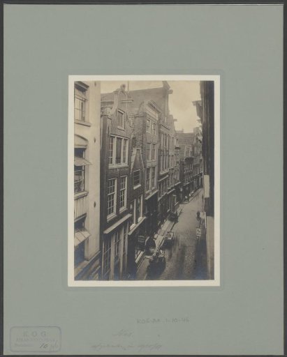 View of houses to be demolished in the Nes