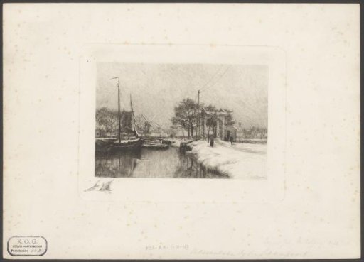 View of the Nassaukade at the Raampoort