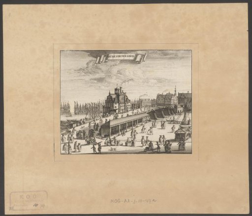 View of the Paalhuis and the Nieuwe Brug