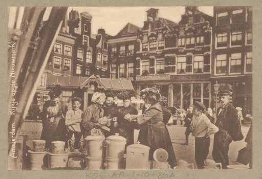 View of the Market on the Nieuwmarkt