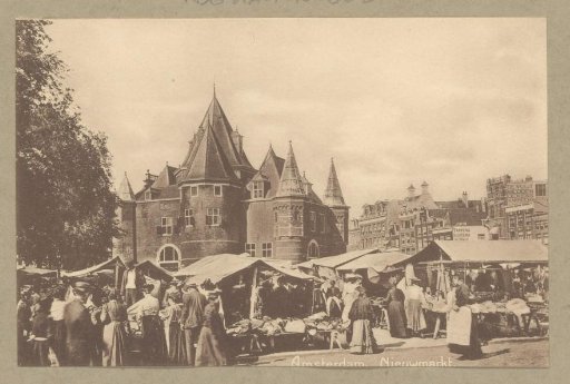 View of the Market on the Nieuwmarkt