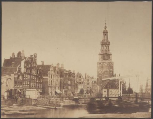 View of the Oudeschans with the Montelbaanstoren