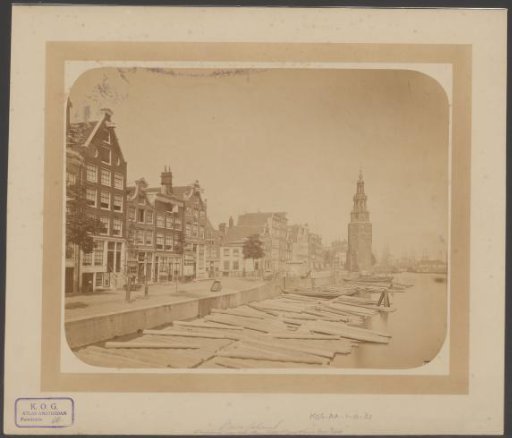 View of the Oudeschans with the Montelbaanstoren