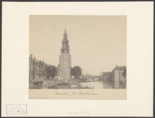 View of the Oudeschans with the Montelbaanstoren