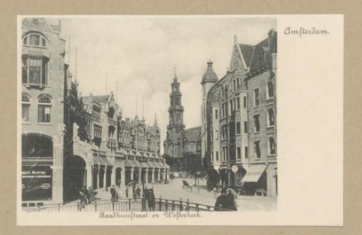 View of the Raadhuisstraat with the Westerkerk tower