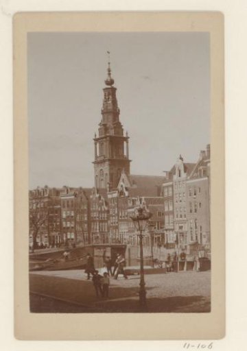 View of the Raamgracht with the Westerkerk tower