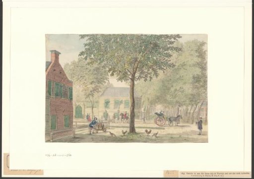 View of a crossing in the Plantage