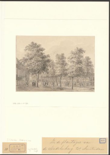 View of the city inn in the Plantage