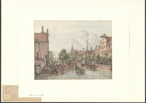 View of the Korte Prinsengracht and the Eenhoornsluis