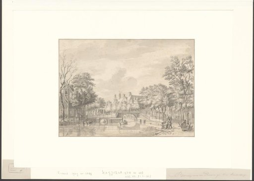 View of the Aalmoezeniersweeshuis from the French Church