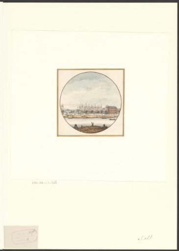 View of the Oosterdok and the State Naval Magazine