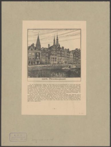 View of the Korte Prinsengracht